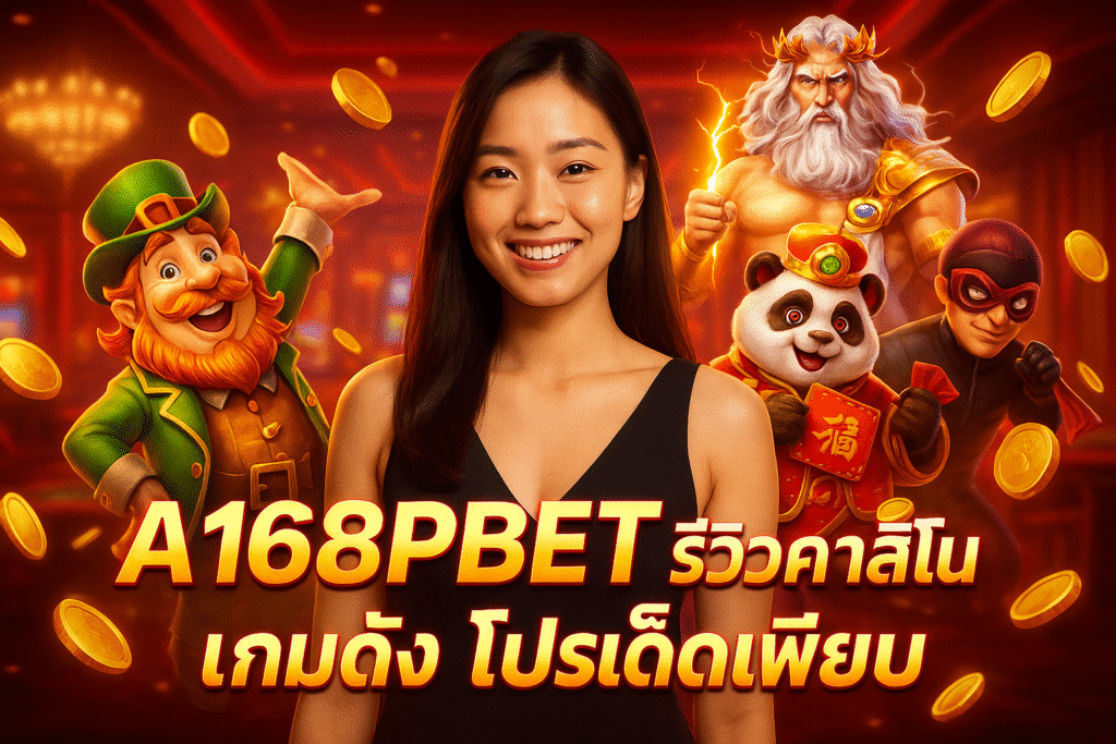 A168PBET รีวิวคาสิโน เกมดัง โปรเด็ดเพียบ