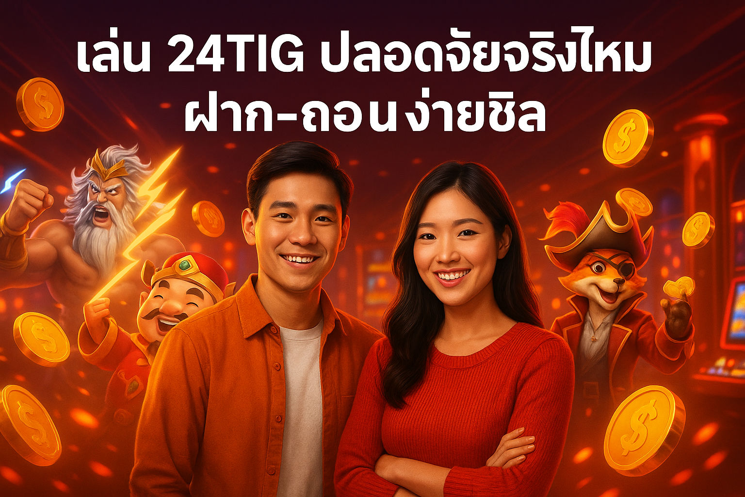 เล่น 24TIG ปลอดภัยจริงไหม ฝาก-ถอนง่ายชิล