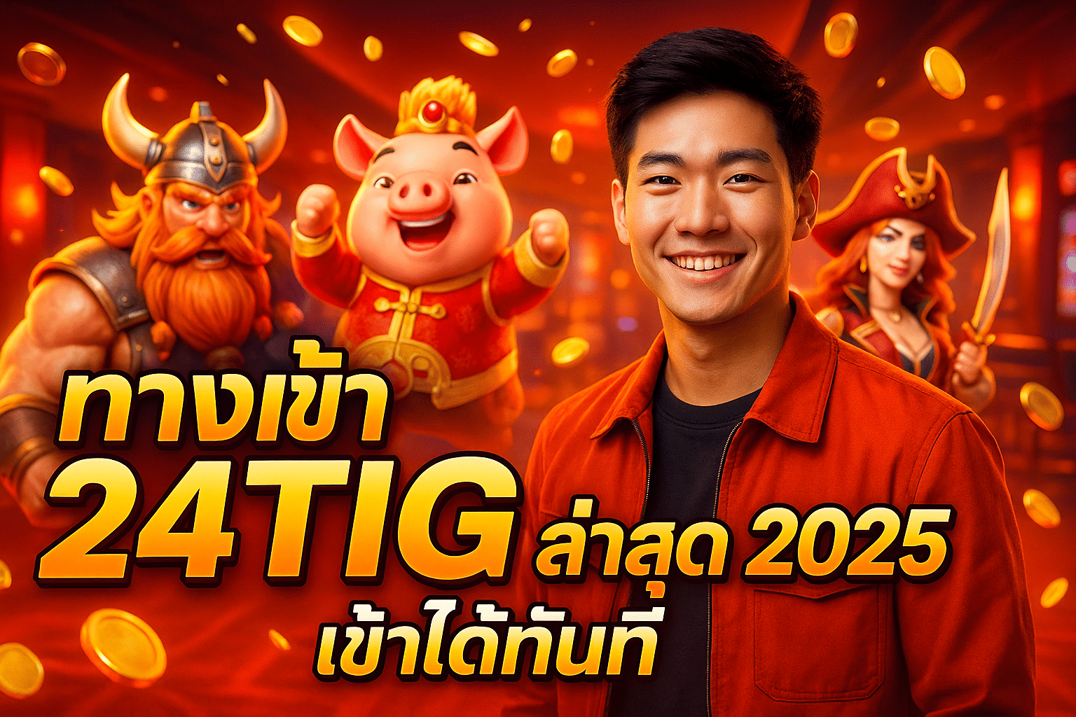 ทางเข้า 24TIG ล่าสุด 2025 เข้าได้ทันที