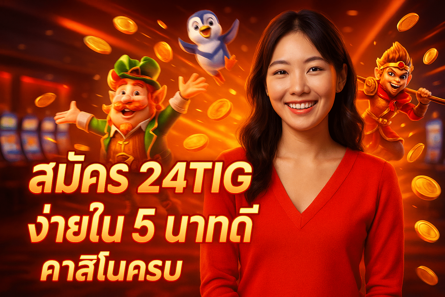 สมัคร 24TIG ง่ายใน 5 นาที คาสิโนครบ