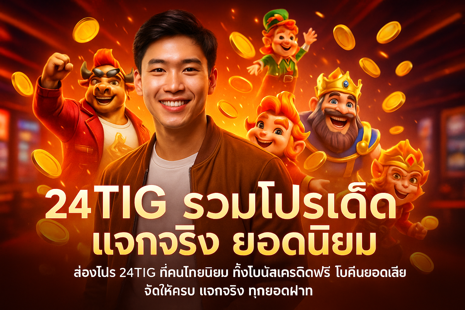 24TIG รวมโปรเด็ด แจกจริง ยอดนิยม