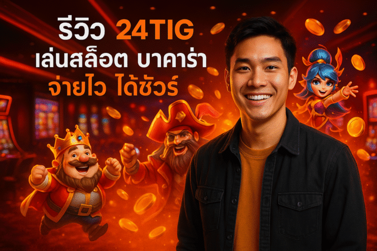 รีวิว 24TIG เล่นสล็อต บาคาร่า จ่ายไว ได้ชัวร์